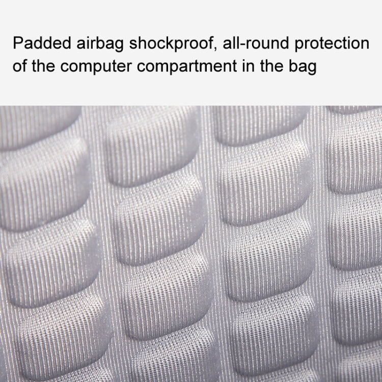 Frendorf | LUCKYBAT Laptop Tasche Airbag Anti-Absturz Crossbody Handtasche, Größe: S 13.3-16 Zoll (Kurkuma Weiß)