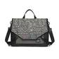 Frendorf | LUCKYBAT Laptop Tasche Airbag Anti-Drop Crossbody Handtasche, Größe: L 16 Zoll (Schwarz Grau Gleichung)