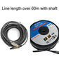 Frendorf | 2.0 Version HDMI Fiber Optischer Line 4K Ultra Hoch Klar Line Monitor Verbindungs-Kabel, Länge: 60m Mit Schaft(Weiß)
