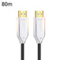 Frendorf | 2.0 Version HDMI Glasfaseroptik Leitung 4K Ultra High Clear Leitung Monitor Verbindungskabel, Länge: 80m mit Achse (Weiß)