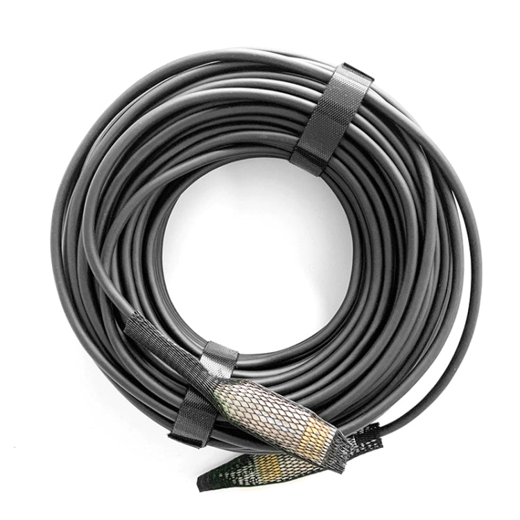 Frendorf | 2.0 Version HDMI Glasfaseroptik Leitung 4K Ultra High Clear Leitung Monitor Verbindungskabel, Länge: 80m mit Achse (Weiß)