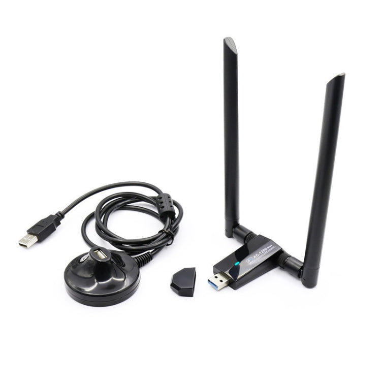 Frendorf | 1200m Wireless Netzwerk Karte 802.11AC USB3.0 Dual Frequenz 2.4G/5.8G WiFi Empfänger