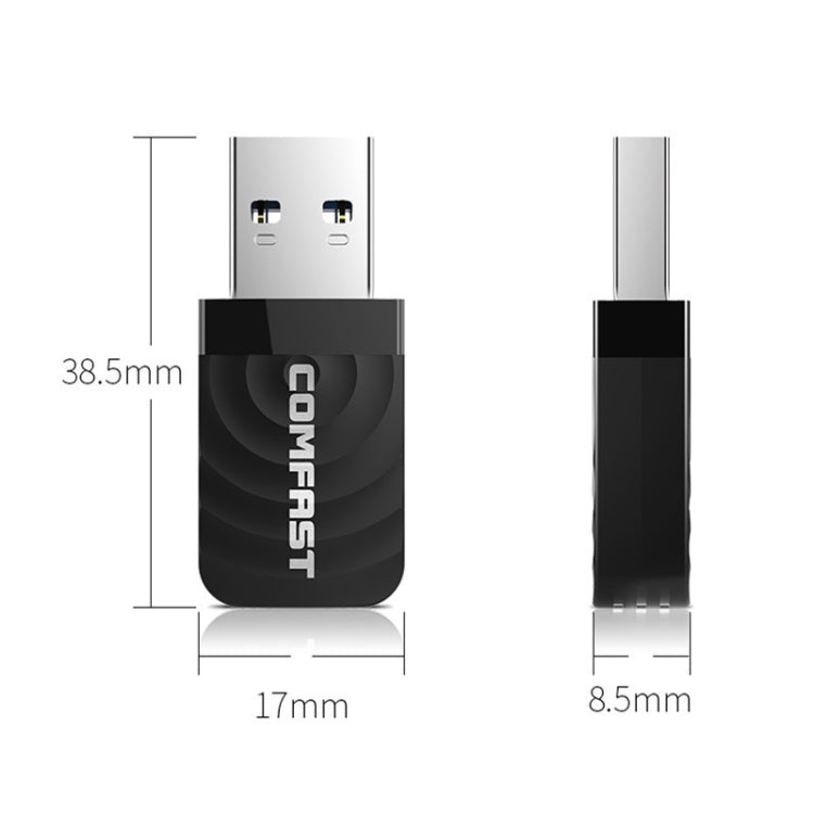 Frendorf | Treiberfreie USB Wireless Gigabit Netzwerk-Karte WIFI Sender Empfänger