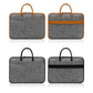 Frendorf | Baona Leder Vollständig Offenes Tragbares Waterproof Computer Tasche, Größe: 15/15,6/16 Zoll (Grau Braun)