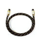 Frendorf | EMK HB/A6.0 SPDIF-Interface Digital High-Definition Audio Glasfaser Kabel, Länge: 15m (Schwarz Weiß Netz)