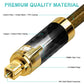 Frendorf | EMK GM/A8.0 Digital Optical Fiber Audio Kabel Verstärker Audio Gold Plated Fever Line, Länge: 10m (Transparent Kaffee)