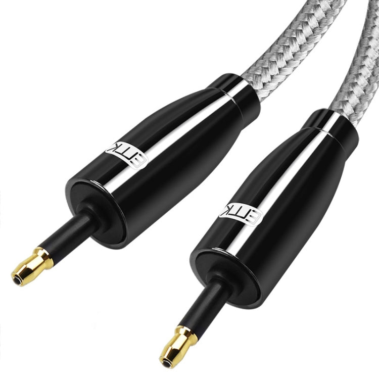Frendorf | EMK QH4.0 Mini Toslink 3.5mm Schnittstelle SPDIF Audio Fiber Optisch, Länge: 15m (Schwarz)