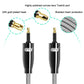 Frendorf | EMK QH4.0 Mini Toslink 3.5mm Schnittstelle SPDIF Audio Fiber Optisch, Länge: 15m (Schwarz)
