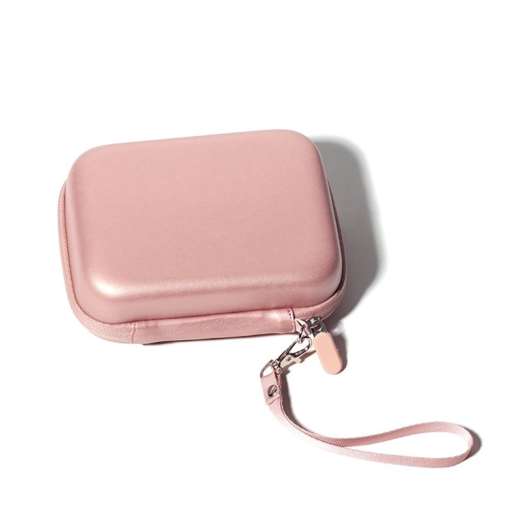 Frendorf | Für FUJIFILM Instax Mini EVO Link LiPlay PU-Leder Kameratasche mit Handgelenkriemen (Pink)
