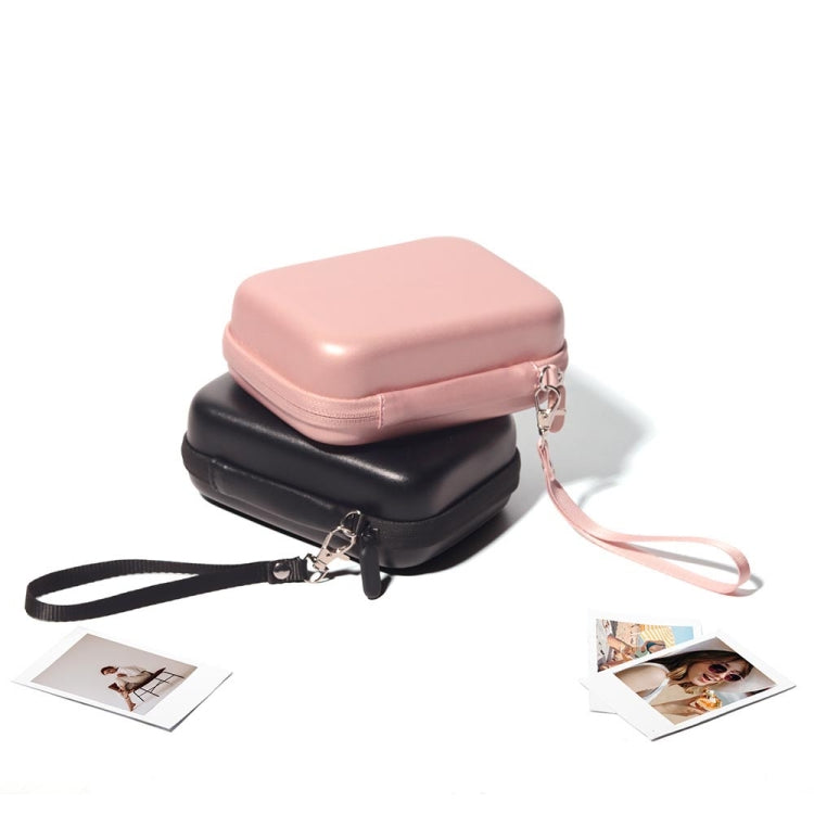 Frendorf | Für FUJIFILM Instax Mini EVO Link LiPlay PU-Leder Kameratasche mit Handgelenkriemen (Pink)