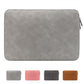 Frendorf | ND12 Lammleder Laptop Leicht Wasserfest Sleeve Tasche, Größe: 13,3 Zoll (Dunkelgrau)