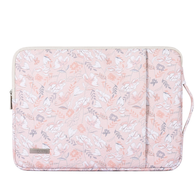Frendorf | G4-89 PU Laptop-Hülle Tablet Sleeve Tasche mit teleskopischem Griff, Größe: 13 Zoll (Helles Pink)