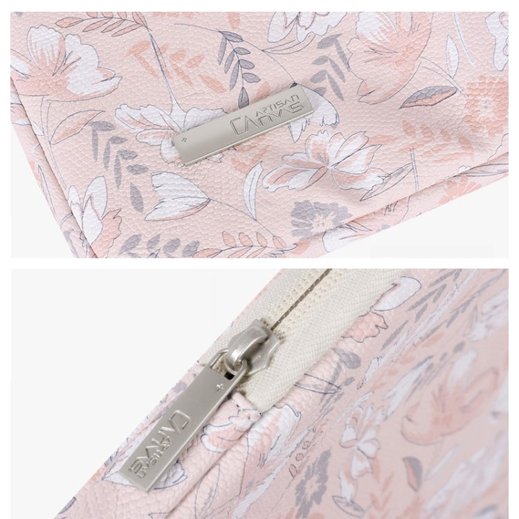 Frendorf | G4-89 PU Laptop-Hülle Tablet Sleeve Tasche mit teleskopischem Griff, Größe: 13 Zoll (Helles Pink)