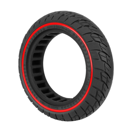 Frendorf | Für Ninebot Max G30 10 X 2.5 Zoll (60/70-6.5) Scooter Vollgummi-Reifen Rote Linie