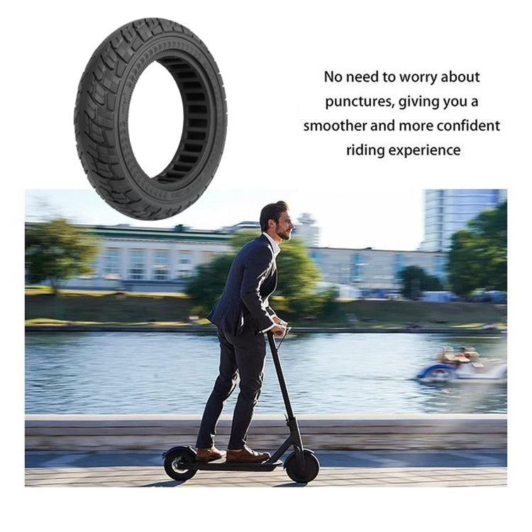 Frendorf | Für Ninebot Max G30 10 X 2.5 Zoll (60/70-6.5) Scooter Vollgummi-Reifen Schwarz