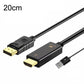 Frendorf | H146 25cm 4K 60Hz HDMI zu DP Adapter mit Netzteil HD Konverter