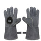 Frendorf | Outdoor Camp BBQ Handschuhe Hochtemperaturbeständige Isolierhandschuhe (Grau)