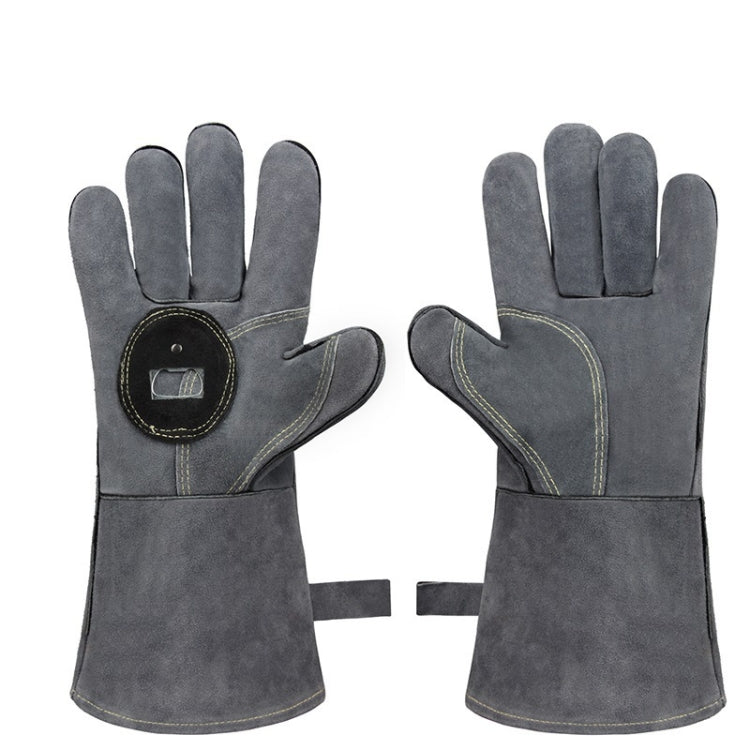 Frendorf | Outdoor Camp BBQ Handschuhe Hochtemperaturbeständige Isolierhandschuhe (Grau)
