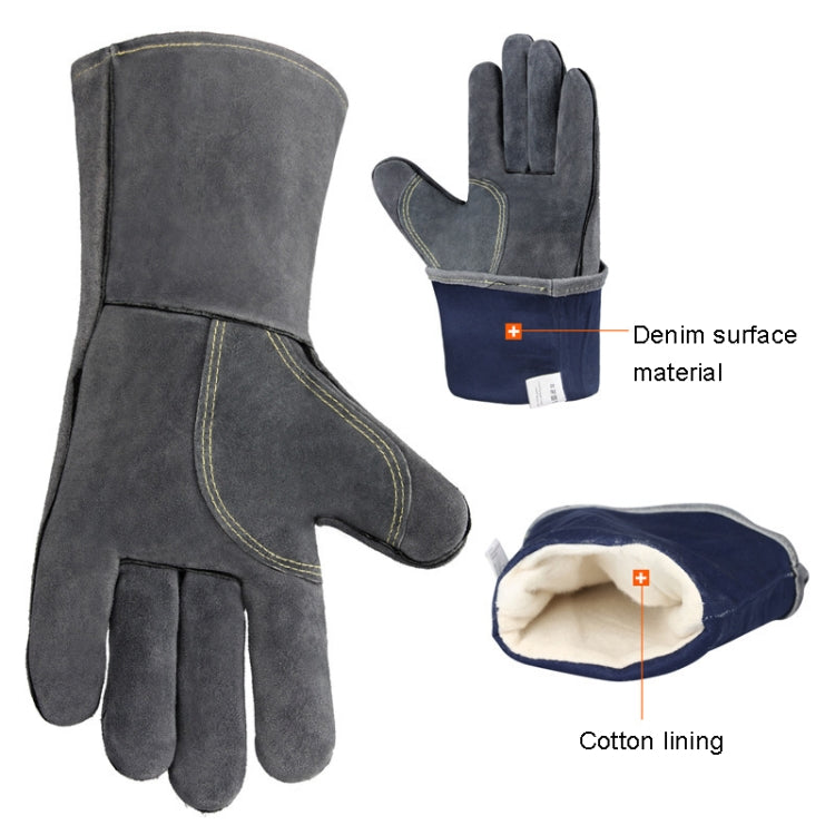 Frendorf | Outdoor Camp BBQ Handschuhe Hochtemperaturbeständige Isolierhandschuhe (Grau)