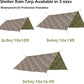 Frendorf | 3X5m Wasserdichtes Zelt Tarp Quadrat Pavillon Polyester Sonnenschutz Bodenmatte (Tarnung)