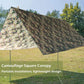 Frendorf | 3X5m Wasserdichtes Zelt Tarp Quadrat Pavillon Polyester Sonnenschutz Bodenmatte (Tarnung)