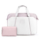 Frendorf | 13.3-14 Zoll Computer Handheld Messenger Bag für Apple MacBook / Huawei / Xiaomi / Basne (Leiter Hand Länder Lila+Rosa PU Power Paket)