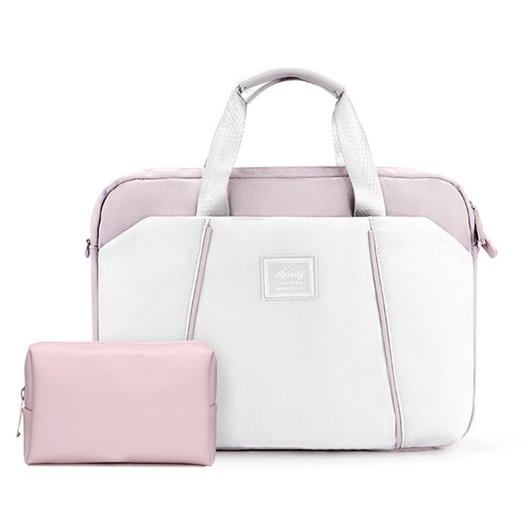 Frendorf | 13.3-14 Zoll Computer Handheld Messenger Bag für Apple MacBook / Huawei / Xiaomi / Basne (Leiter Hand Länder Lila+Rosa PU Power Paket)