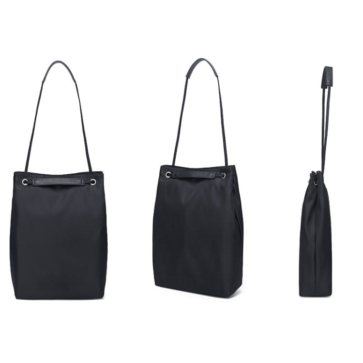 Frendorf | Für Apple Macbook Schulter- / Handheld- / Messenger-Computer Tasche, Größe: Groß (Schwarz + Schwarze PU Power Tasche)