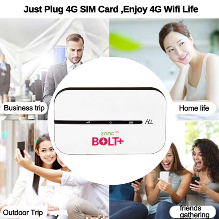 Frendorf | E5576S 4G LTE Router Keine Lock-Karte WiFi Unterstützung Malay MOD Mobiler Router Für Europa Asien Afrika (Weiß)