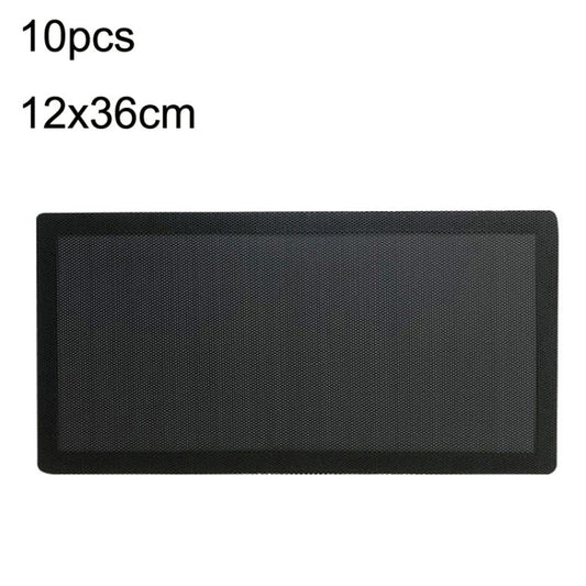 Frendorf | 10 Stück 12x36cm mit magnetischer Saug-PVC-Kühlventilator Staubnetz Desktop-Computer Industrieller Ventilator Filterabdeckung