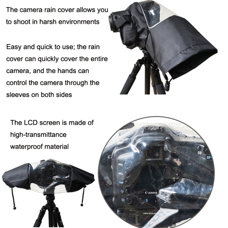 Frendorf | Für 5D3 / D800 SLR Kamera Regenabdeckung Fotografie Kamera Regenmantel Mittlere Teleobjektiv Regenabdeckung