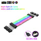 Frendorf | 24pin Motherboard-Stromversorgung Lichtdraht Schwarz 5V ARGB Neon-Farbleitung