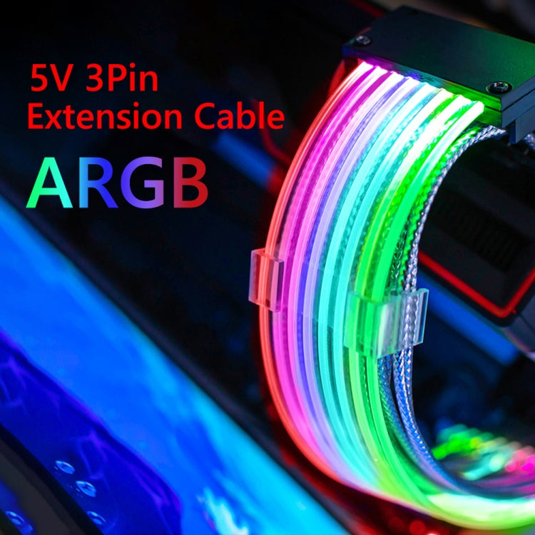 Frendorf | 24pin Motherboard-Netzteil Lichdraht Weiß 5V ARGB Neon-Farblinie