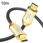 Frendorf | CO-HD801 10m HDMI 2.1 Version 8K 60Hz Für PS4 Kabel Beamer Notebook Set-Top Box Kabel(Gold)