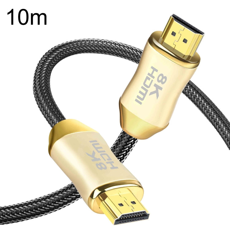 Frendorf | CO-HD801 10m HDMI 2.1 Version 8K 60Hz Für PS4 Kabel Beamer Notebook Set-Top Box Kabel(Gold)
