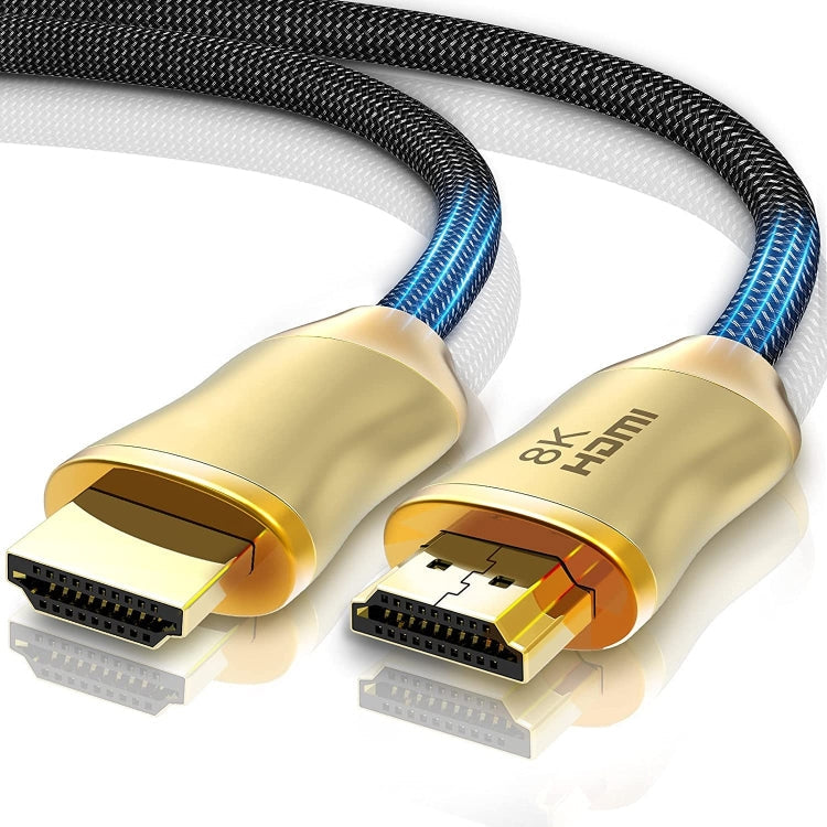 Frendorf | CO-HD801 10m HDMI 2.1 Version 8K 60Hz Für PS4 Kabel Beamer Notebook Set-Top Box Kabel(Gold)