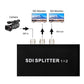 Frendorf | 1 In 2 Out SD-SDI / HD-SDI / 3G-SDI Verteilerverstärker Video SDI Splitter (EU-Stecker)