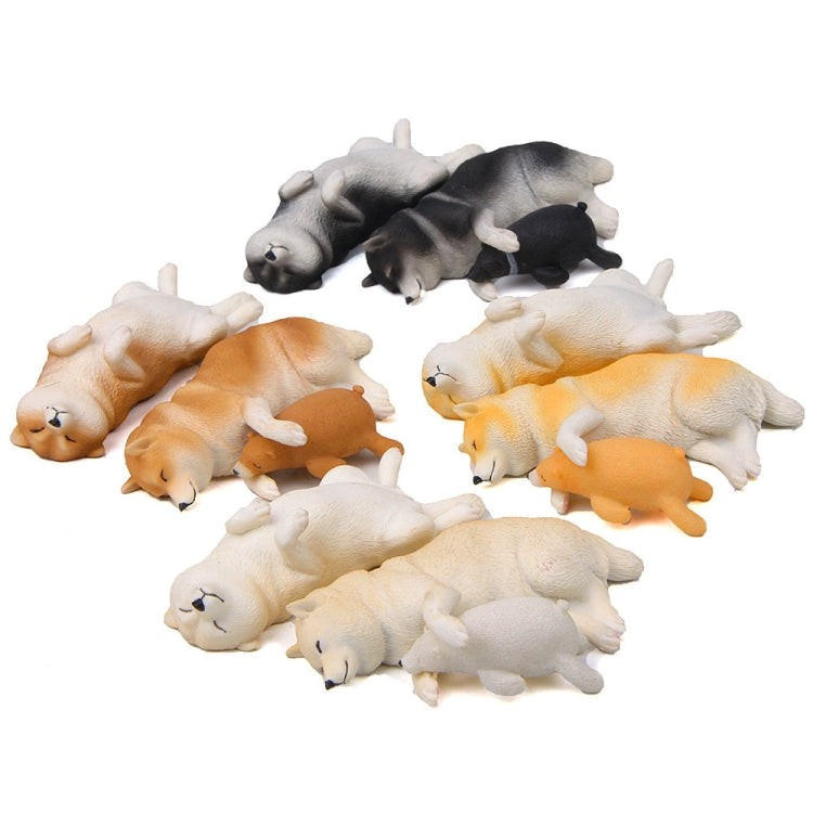 Niedliche Kawaii Schlafende Haustier Figurine Sammlung Dekoration Kühlschrankmagnet Kaffee Lie Shiba Inu