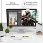 Frendorf | Ajazz K870T 87-Tasten Hot Swap Bluetooth/Kabel Dual Mode RGB Hintergrundbeleuchtung Büro Spiel Mechanische Tastatur Roter Schaft (Weiß)