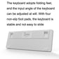 Frendorf | Ajazz K870T 87-Tasten Hot Swap Bluetooth/verkabelt Dual Mode RGB Hintergrundbeleuchtung Büro Spiel Mechanische Tastatur Grüne Achse (Schwarz)