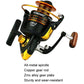 Frendorf | YUMOSHI AX7000 Metall Rocker Angelrolle Spinning Rolle