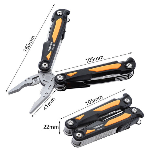 Frendorf | RDEER RT-2352 Multifunktionszange Taschenmesser Outdoor Zuhause Notfallwerkzeug