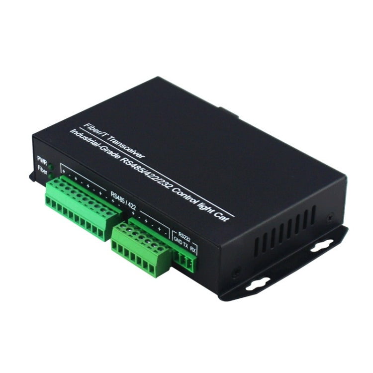 Frendorf | 1pair YH-VD48508 SC 8-Wege bidirektionalen Daten-Netzwerk-Optischer Transceiver Glasfaser-Transceiver (Schwarz)
