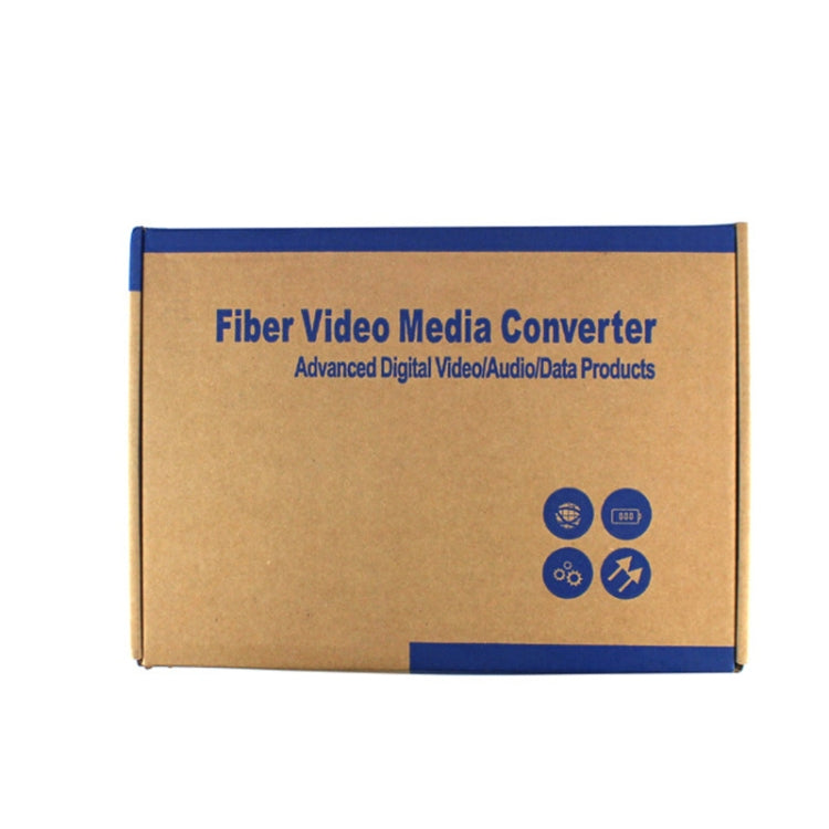 Frendorf | 1pair YH-VD48508 SC 8-Wege bidirektionalen Daten-Netzwerk-Optischer Transceiver Glasfaser-Transceiver (Schwarz)