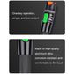 Frendorf | 1-60 km Glasfaser Rotlicht Stift 5/10/15/20/30/50/60MW Rotlichtquelle Lichtstift, Spezifikation: 50mW Gelb
