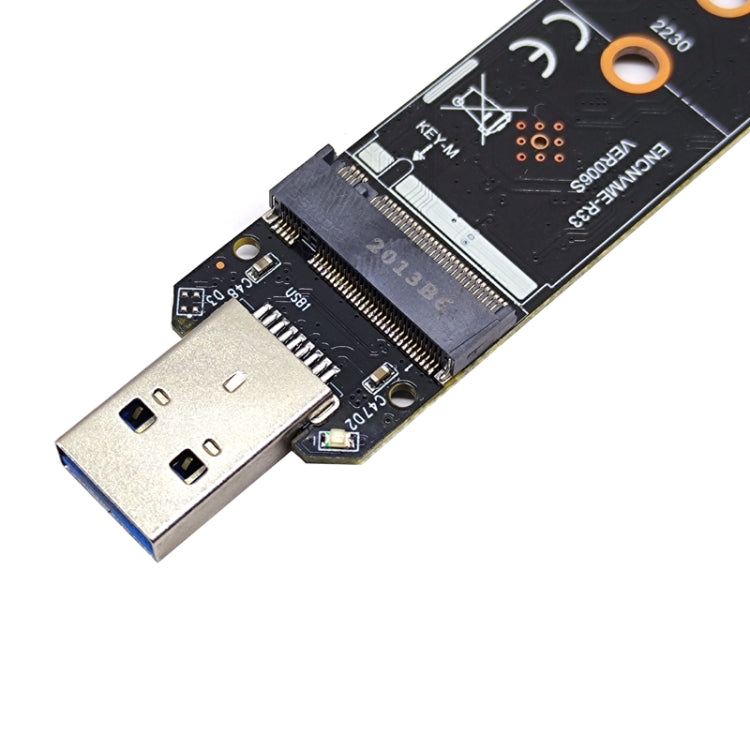 Frendorf | ENCNVME-R33  USB 3.2 Gen 2 10Gbps Zu NVMe M.2 SSD Adapter RTL9210 Chips Für M Key M2 NVMe