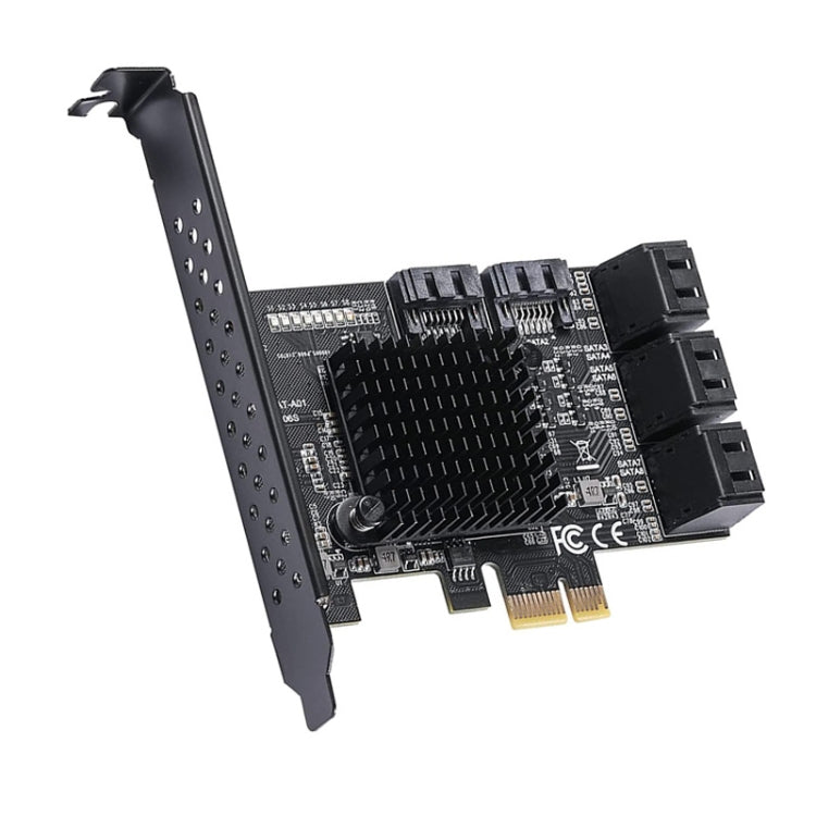 Frendorf | PCIE 1X zu 8 Port SATA 3.0 Adapter Erweiterungskarte ASMedia ASM1166 Konverter