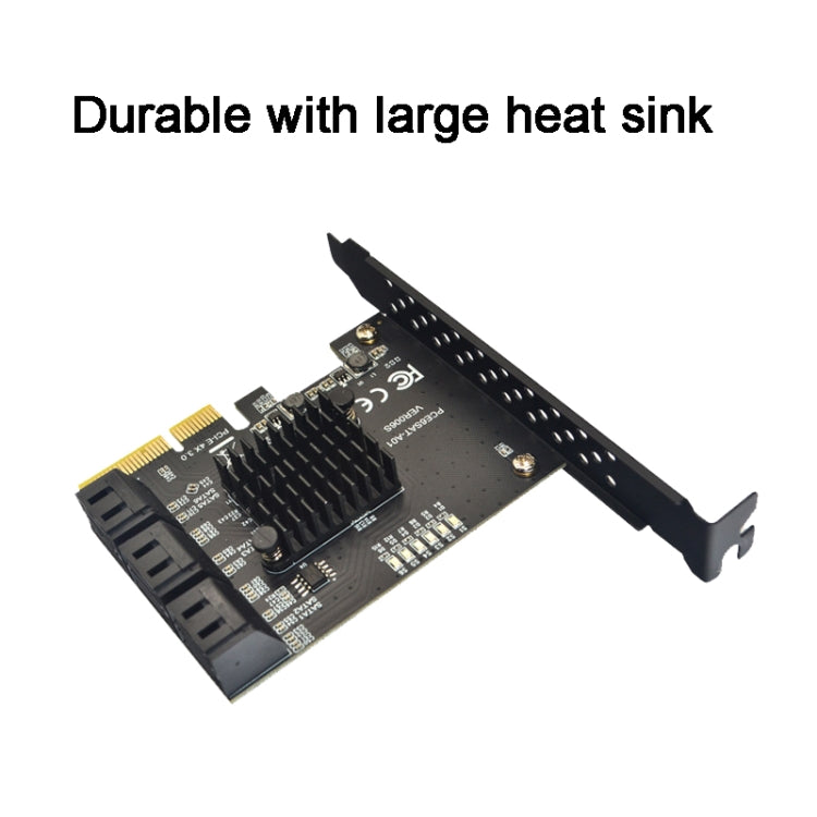 Frendorf | PCIE  4X Zu 6 Port  SATA 3.0 Adapter Erweiterungskarte ASMedia ASM1166 Konverter