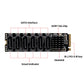 Frendorf | M2 M-EKY PCIE3.0 zu SATA6G Transfer Erweiterungskarte 6 Port Festplatten Erweiterungsadapterkarte (PH516)