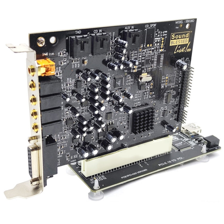 Frendorf | PCI-E 1X zu Single PCI mit Baffle Riser Karte Erweiterungsadapter Erweiterungskarte für PC Computer